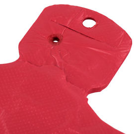 Bakkal alışveriş için mor renk T Shirt alışveriş torbaları HDPE malzeme
