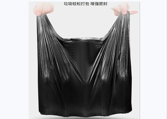 Siyah Yelek Tipi Plastik Çöp Torbası