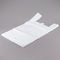LDPE Malzeme Beyaz Plastik Tişörtlü Çantalar, Yeniden Kullanılabilir Kişiselleştirilmiş Tişörtlü Çantalar