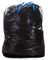 İnşaat için Plastik İpli Çöp Torbaları HDPE Malzeme Siyah Renk Kravat